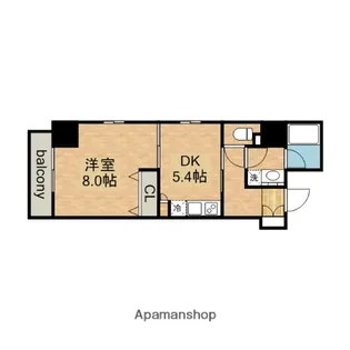 meLiV鶴舞【4階】の間取り