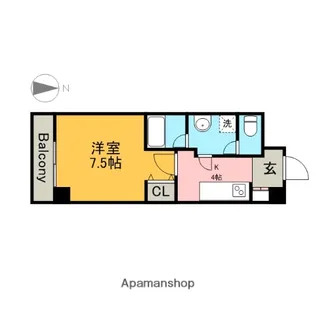 meLiV鶴舞【2階】の間取り