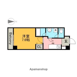 meLiV鶴舞【13階】の間取り