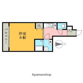 ベレーサ山王【5階】の間取り