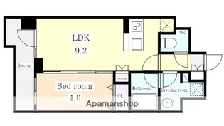 LaSante東別院【2階】の間取り