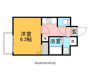 フローライト上前津【6階】の間取り