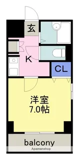 タウンコートパル【6階】の間取り