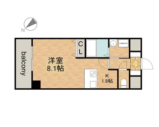 プレサンス上前津リラクシア【10階】の間取り