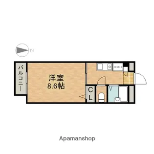 サンシャイン上前津【2階】の間取り