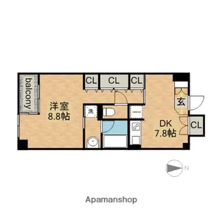 グラン・アベニュー栄【2階】の間取り