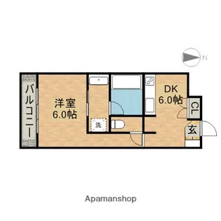 グラン・アベニュー栄【6階】の間取り