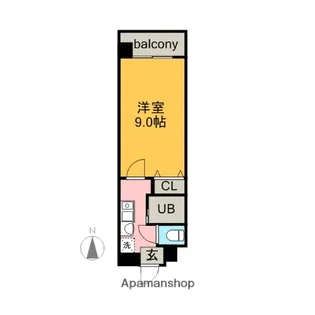 グレイス新栄【10階】の間取り