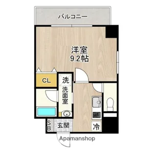 CITYSPIRE 名駅前(レーベスト名駅南)【2階】の間取り