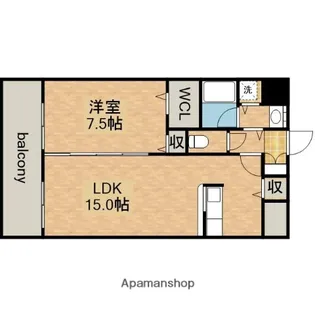 YS【5階】の間取り