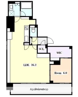 ルシェット白川公園【3階】の間取り