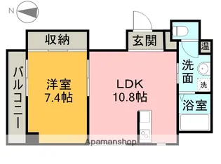 サン・サカエビル【6階】の間取り