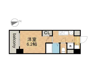 プレサンス鶴舞公園WEST【11階】の間取り