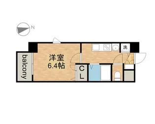 プレサンス鶴舞公園WEST【11階】の間取り