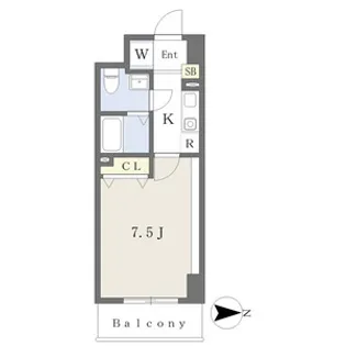 VIOLA KANAYAMA【5階】の間取り