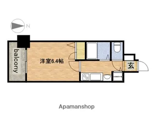 プレサンス大須観音駅前サクシード【6階】の間取り
