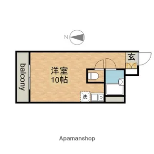 ツインズ1991【3階】の間取り