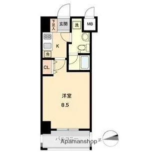 ASレジデンス上前津【2階】の間取り