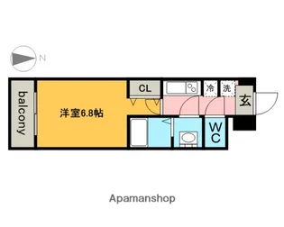 インプルーブ鶴舞【12階】の間取り