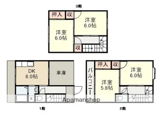 近藤マンション【1階】の間取り