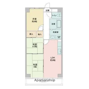 3LDKの間取り画像