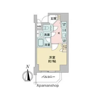 APEX名古屋栄Premier Life【12階】の間取り