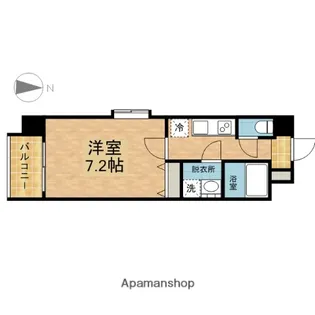 1Kの間取り画像