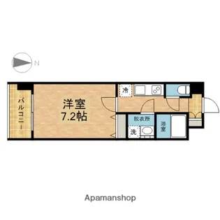 クレシェール大須【5階】の間取り