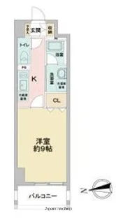 レジディア東桜【5階】の間取り