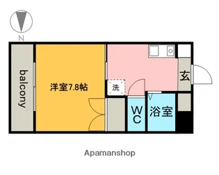 アーバンライフヤマゼン【7階】の間取り