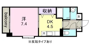 ポポラーレ白鳥【3階】の間取り