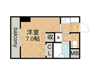 ハイム金山南【5階】の間取り