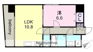 LA FACADE(ラ・ファサード)【9階】の間取り