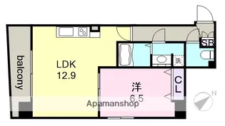LA FACADE(ラ・ファサード)【5階】の間取り
