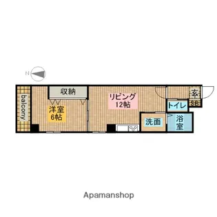 フェリシダージ鶴舞【2階】の間取り