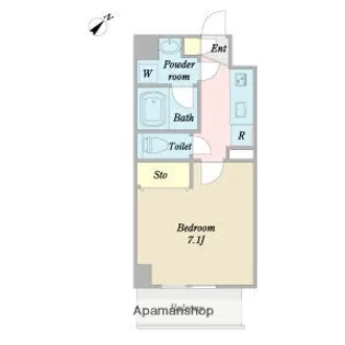プロシード吹上【7階】の間取り