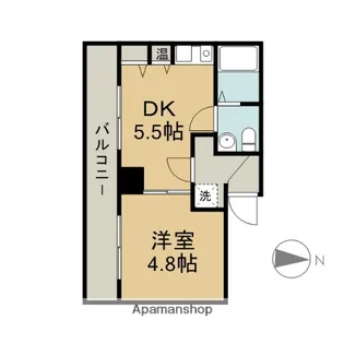 アーバンフラッツ新栄【14階】の間取り