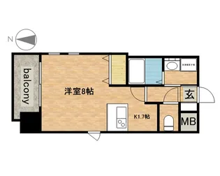プレサンス新栄デコール【0605号室】の間取り