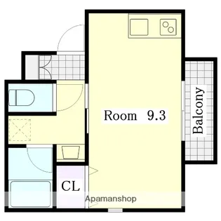 プレシャス妙音通【1階】の間取り