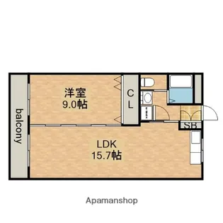 VG.TREE 西棟【1階】の間取り