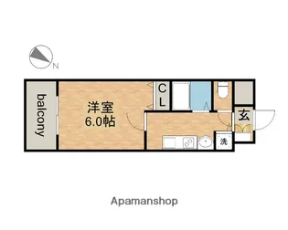 プレサンス新栄リミックス【7階】の間取り