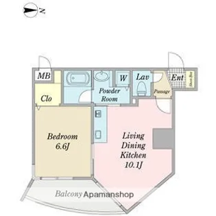 プロシード金山2【5階】の間取り