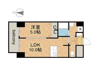 プレサンス丸の内レジデンスⅢ【2階】の間取り