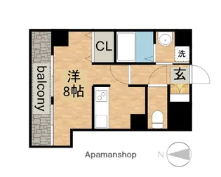 WILL鶴舞【2階】の間取り