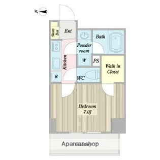 プロシード新栄【11階】の間取り
