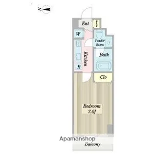 プロシード新栄【10階】の間取り