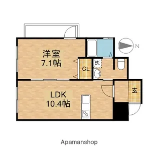 フローラル千種【7階】の間取り