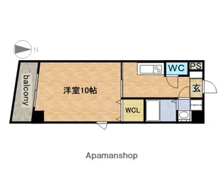 エクセレント名駅南【5階】の間取り