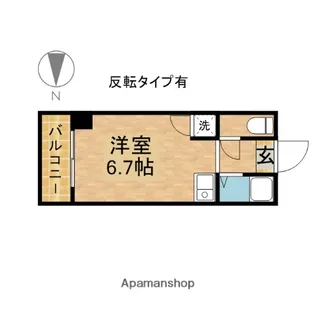 VITA六番町【6階】の間取り