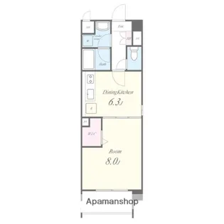 シェリール エヴァン【3階】の間取り